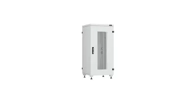 Шкаф напольный NIKOMAX ESSENTIAL TFI-246010-PMPM-R-GY, 19", 24U, 600×1000 мм, серый