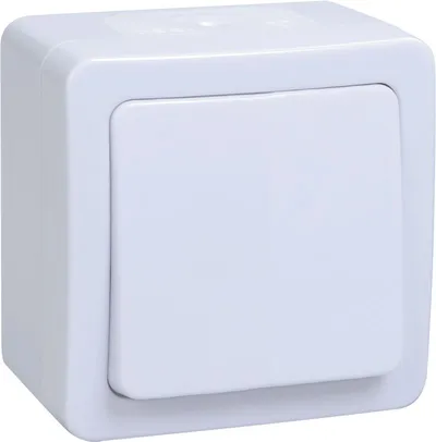 Выключатель IEK EVMP10-K01-10-54-EC Гермес PLUS, 1 клавиша, 10 А, IP54