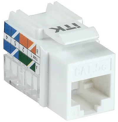 Модуль Keystone Jack ITK CS1-1C5EU-11, кат. 5e, UTP, 110 IDC, 90°