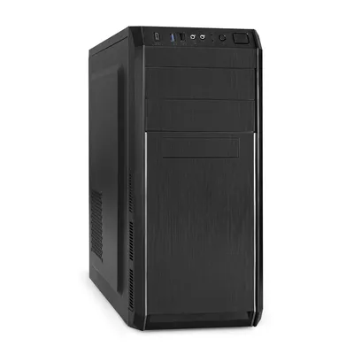 Корпус ПК Exegate 299365, Miditower XP-334UC-UNS350, ATX, БП 350Вт, 1×USB+1×USB 3.0+1×Type-C