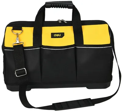 Сумка для инструментов DELI DL586120, 16", 1 отделение, 12 карманов, ткань