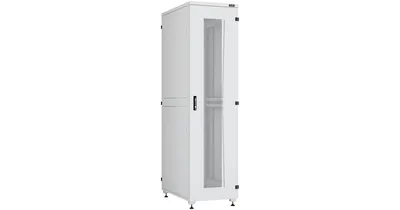Шкаф напольный Nikomax Essential TFI-478010-PHPH-R-GY, 19", 47U, перфорированные двери, 2266x800x1000мм, серый