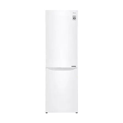 Холодильник LG GA-B419SWJL, двухкамерный, 223/79 л, No Frost, белый