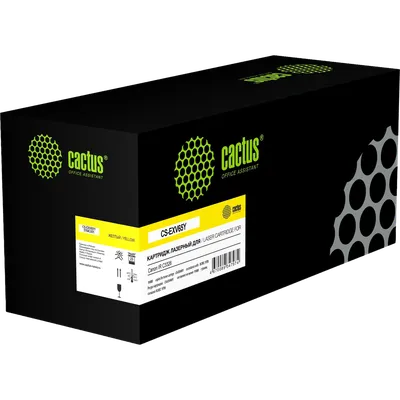 Картридж Cactus CS-EXV65Y, для Canon IR C3326, жёлтый, 11000 страниц, с чипом