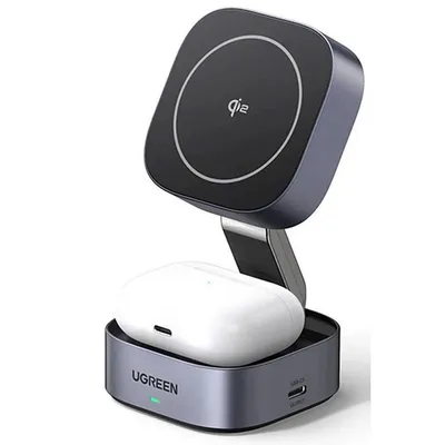 Зарядное устройство UGREEN W526 35278, магнитное беспроводное 2-в-1, 7.5W