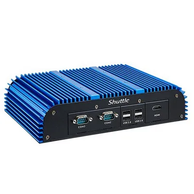 Промышленный компьютер Shuttle BPCEL07 Atom X6425E,DDR4 3200MHz, 150W external adapter, 3 x RS-232, 2 x RJ-45