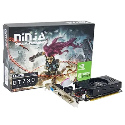 Видеокарта Ninja NK73NP023F, GeForce GT 730, 2 ГБ DDR3, 128 бит, PCI-Express 2.0
