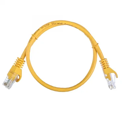 Патч-корд ACD ACD-LPU5E-5DY, Cat5e UTP, 0.5м, желтый