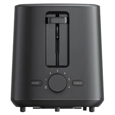 Тостер Xiaomi BHR8811EU, 930 Вт, 2 слота, 6 уровней обжарки, чёрный