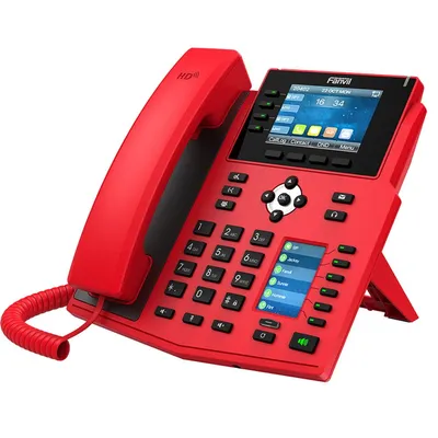 IP-телефон Fanvil X5U-R, 16 линий, 3.5" + 2.4", Gigabit, PoE, Bluetooth