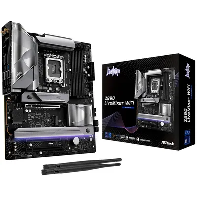 Материнская плата ASRock Z890 LiveMixer WiFi, LGA 1851, DDR5, ATX
