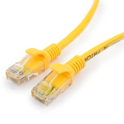 Патч-корд Cablexpert PP10-15M/Y, UTP cat.5e, 15м, желтый