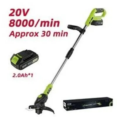 Триммер аккумуляторный DELI DG305-1, 20 В, 2 Ач, ширина скашивания 260 мм