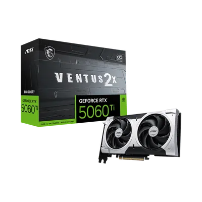 Видеокарта MSI RTX 5060 Ti 8G VENTUS 2X OC PLUS, 8ГБ GDDR7