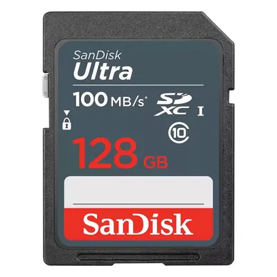Карта памяти SanDisk Ultra SDSDUNR-128G-GN3IN, SDXC 128 ГБ, Class 10 UHS-I