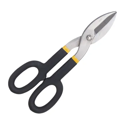 Ножницы по металлу Deli DL25910, прямые, 270 мм, сталь 55