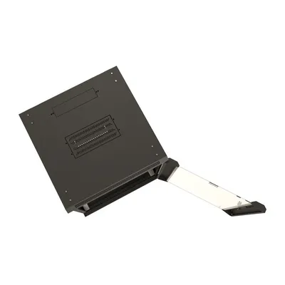 Шкаф настенный Hyperline TWB-0945-GP-RAL9004, 9U, 19", 600×450мм, чёрный