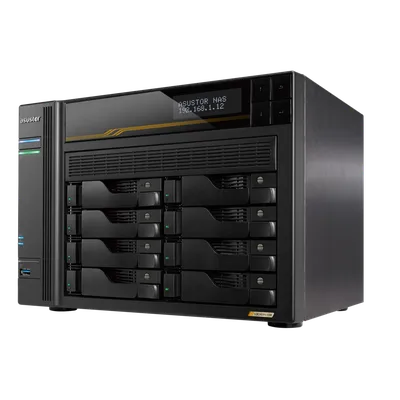 СХД ASUSTOR AS6808T (LOCKERSTOR 8 Gen3), 8 отсеков 3.5"/2.5", 4×M.2, 16 ГБ DDR5 ECC