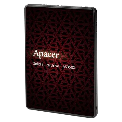 SSD Apacer AS350X Panther AP2TBAS350XR-1, 2 ТБ, SATA, 2.5", 7 мм, 3D NAND