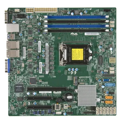 Материнская плата Supermicro MBD-X11SSH-LN4F-O, LGA1151, C236, 4xDDR4, 8xSATA3, 4xGbE