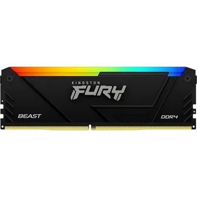 Модуль памяти Kingston FURY Beast RGB KF432C16BB12A/16WP, DDR4, 16 ГБ, 3200 МГц