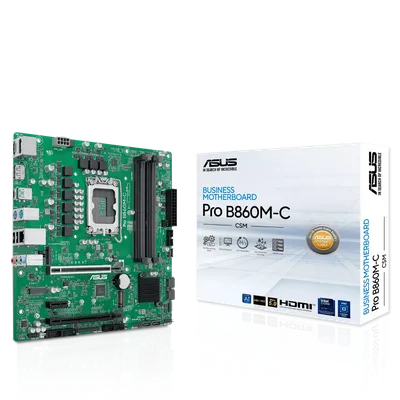 Материнская плата ASUS PRO B860M-C-CSM, LGA 1851, B860, 4×DDR5, mATX
