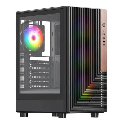 Корпус ПК ACD AH-TC1GA-000, ATX, Middle Tower, TG, 4×120мм ARGB