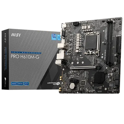 Материнская плата MSI PRO H610M-G, LGA 1700, Intel H610, 2×DDR5, mATX