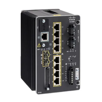Коммутатор Cisco Catalyst IE3300 IE-3300-8T2S-E, 8×1GbE + 2×SFP, управляемый