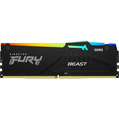 Память Kingston KF556C36BBEA-16, 16GB DDR5 5600MHz Fury Beast RGB