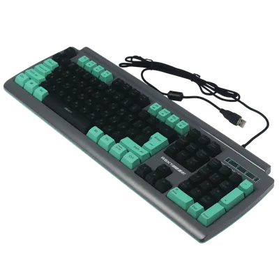 Клавиатура Raskat KG001, проводная USB Type-A, 104 клавиши, RGB-подсветка