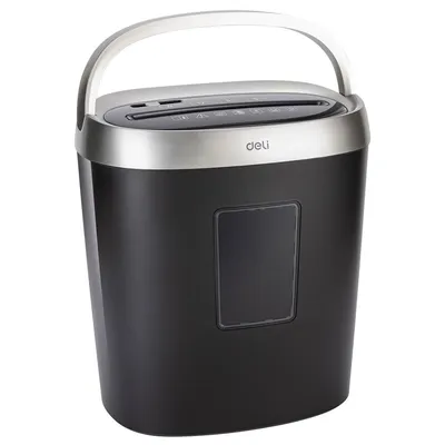Шредер Deli Shred capacity: 5 Shred size: 4*25 Working time: 5min Bin capacity: 17L