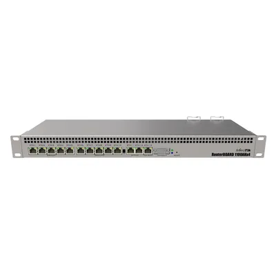 Маршрутизатор MIKROTIK RB1100AHx4 1100x4 with Annapurna Alpine AL21400 Cortex A15 CPU (4-cores, 1.4GHz per core), 1GB RAM, 13xGbit LAN,RouterOS L6, 1U rackmount case, Dual PSU {10} (002662)
