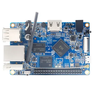 Одноплатный компьютер Orange Pi Orange Pi PC Plus (RD004), Allwinner H3 1.6GHz, 1GB DDR3, HDMI, micro SD, LAN, 3xUSB, WiFi, IR-port, 40xGPIO