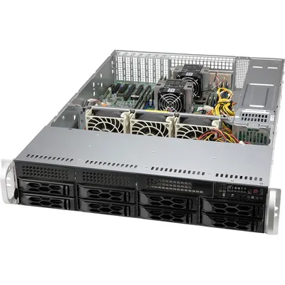 Корпус SuperMicro CSE-LA25TQC-R609LP, 2U, 8×3.5" hot-swap, E-ATX