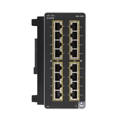 Модуль Cisco IEM-3300-16P=, Catalyst IE3300, 16 GE PoE/PoE+