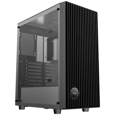 Корпус Ocypus Gamma-C70-BKG000XX-GL Gamma C70 BK, Midi-Tower, ATX, закаленное стекло