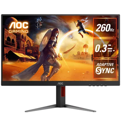 Монитор AOC Q27G4Z, 27" IPS QHD, 260 Гц, 1 мс, HDMI 2.0, DP 1.4