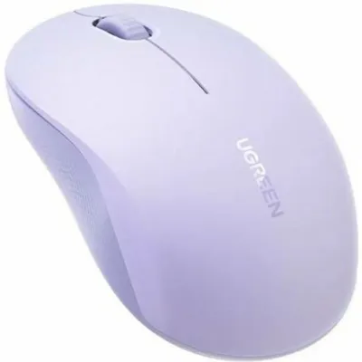Мышь Ugreen 65626, M331, беспроводная, BT+2.4ГГц, сиреневая