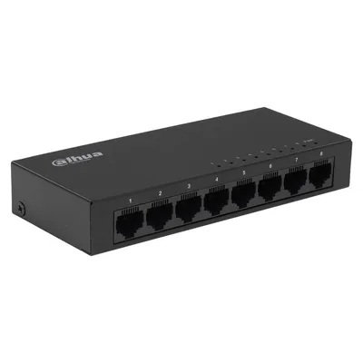 Коммутатор Dahua DH-PFS3008-8GT, 8×1GbE, неуправляемый, металл