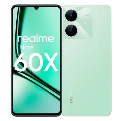 Смартфон Realme Note 60х RMX3938 3/64Gb, зеленый