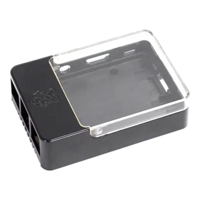 Корпус ACD RA175 для Raspberry Pi 3 B, пластик, чёрный/прозрачный, 93×64×26 мм