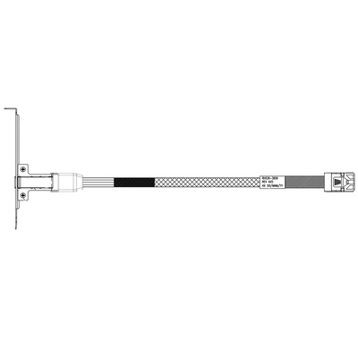 Кабель Amphenol RHS36-3858, SFF8643→SFF8644, HDmSAS, 0.6м