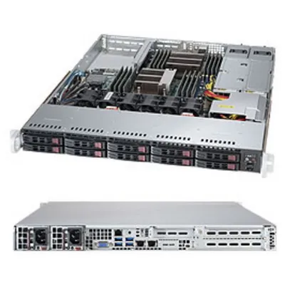 Серверная платформа Supermicro SYS-1028R-WC1RT, 1U, LGA 2011, 16×DDR4
