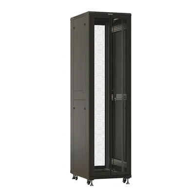 Шкаф Hyperline TTBR-4762-DD-RAL9004, напольный, 19", 47U, 600x1200 мм