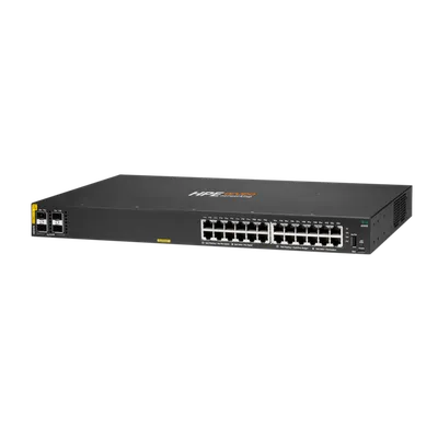 Коммутатор HPE Aruba Networking CX 6000 R8N87B, 24×1GbE PoE+ 4×SFP, 370 Вт, L2