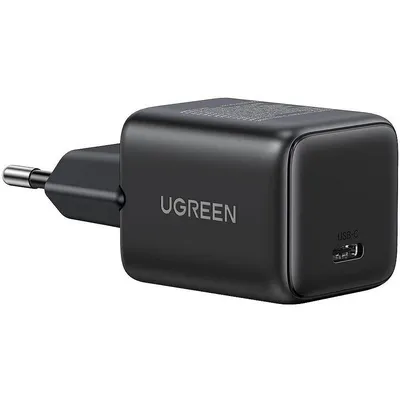 Зарядное устройство UGREEN X513 65007, 30W, USB-C, GaN, чёрный