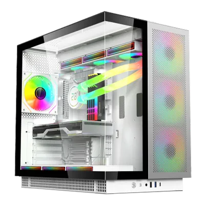 Корпус ACD AH-SI1GC-000, Phantom 100 ATX, Type-C, ARGB