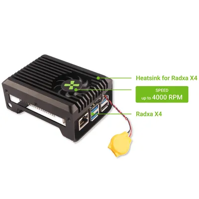 RockPi Radxa Heatsink for X4