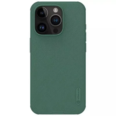 Чехол Nillkin 4020240 Super Frosted Shield Pro, зеленый, для iPhone 15 Pro